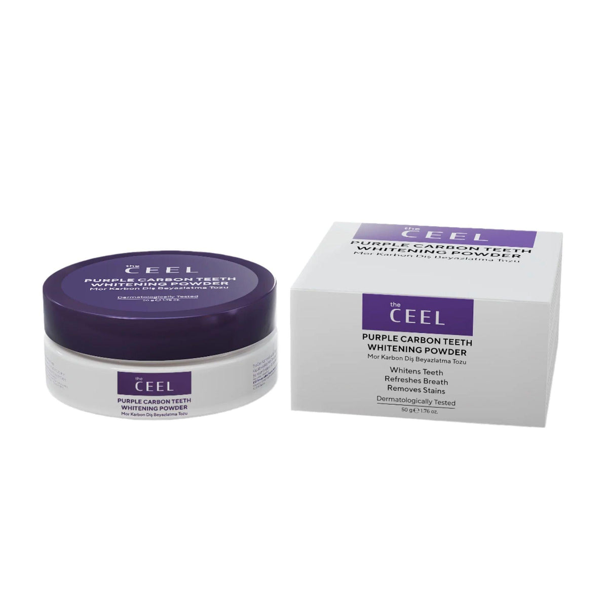 Ceel Activated Purple Carbon Powder-50g - Teeth Whitening & Oral Detox