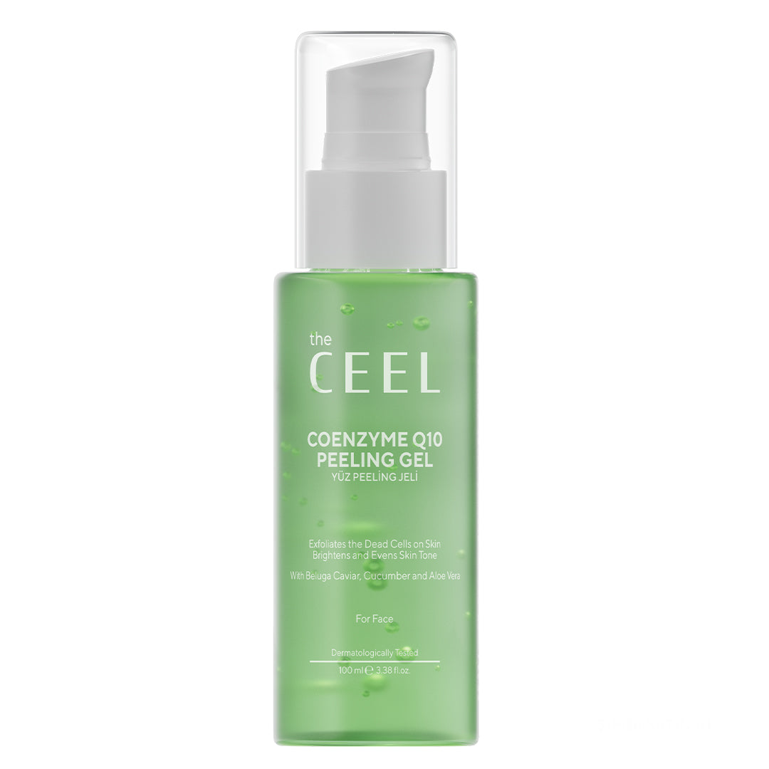 Ceel Coenzyme Peeling Gel-100ml - Exfoliation & Dead Skin Removal With Beluga Caviar, Cucumber and Aloevera