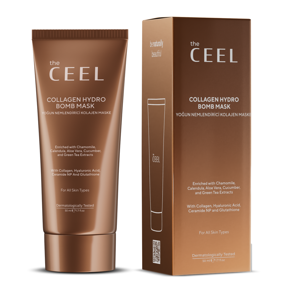 Ceel Peel-Off Collagen Mask with Glutathione and Green Tea Extract | 50 ml